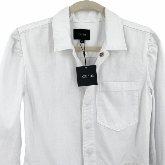 Joe's Jeans Womens Alexa Shortall Romper Talc White Size Small Cotton Denim - Picture 4 of 13